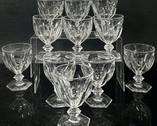 Vintage Heisey Water Goblet Glasses