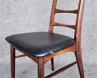 3 Niels Koefoeds Hornslet Rosewood MCM Mid Century Modern Dining Chairs