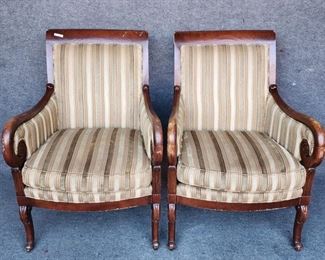 20th century pair SouthWood lounge chairs