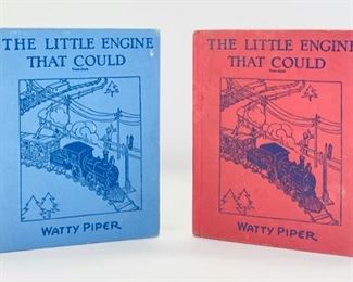 1930 The Little Engine That Could By Watty Piper Published By The Platt Munk Red & Blue Hardcover Books 