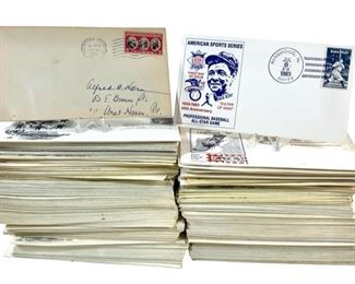 Huge Vintage United States First Day Cover Collection - The vast majority of the covers are 1980s with a few 70s and 60s sprinkled in occasionally but not often. ThereÕs also a few 1930s covers as well as some non-American covers from the United Nations, Canada, and Israel.