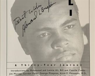 Howard L. Bingham Autographed First Edition Copy of Muhammad Ali: A Thirty Year Journey, Published by Simon & Schuster 1993 - The book is a photo book by Howard L. Bingham