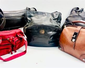 Coach, Anne Klein II, Nine & Comoany, Jacqueline Ferrar And Other Non Branded Assorted Handbag Lot 