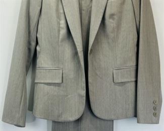 Theory WomenÕs Ladies Gray One Button Suit Jacket Size 6