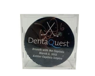 2012 Signed DentaQuest ÔBrunch With The CapitalsÕ Hockey Puck
