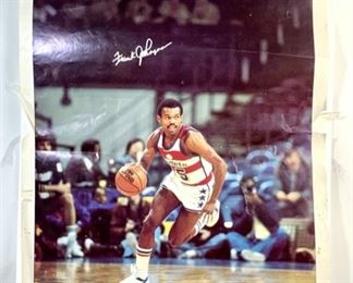 Frank Johnson #5 Washington Bullets Pony Topstar Basketball Show Sports Illustrated Poster 