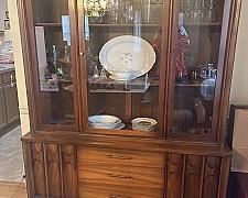 Kent Coffee Perspecta Collection Mid-century modern China cabinet 55x16x73” 