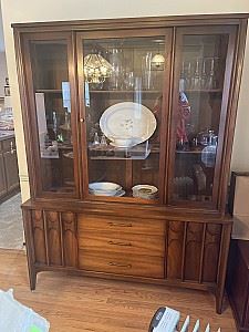 Kent Coffee Perspecta Collection Mid-century modern China cabinet 55x16x73” 