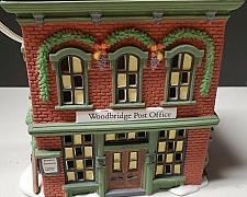 Christmas Woodbridge Post Office - Handpainted Porcelain 