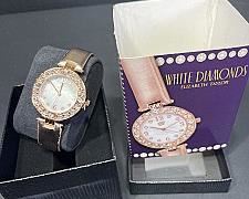 Elizabeth Taylor white diamonds watch 9”