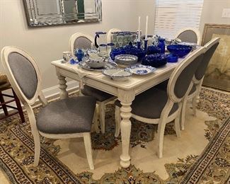 Furniture of America dining table and 6 chairs. New. Still available online. See next photo