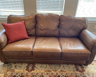 Lane leather sofa