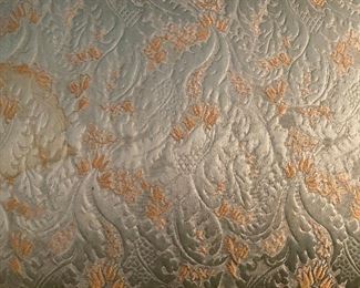 Detail of fabric on sofa