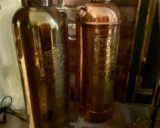 Antique fire extinguishers