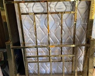 Brass twin bed