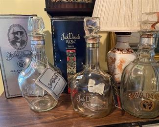 Jack Daniels decanters