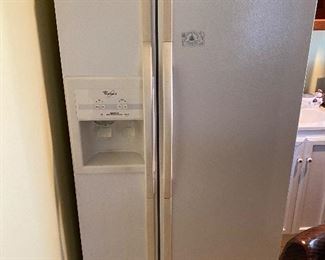 Older side-by-side fridge
