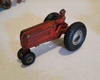 Old toy tractor