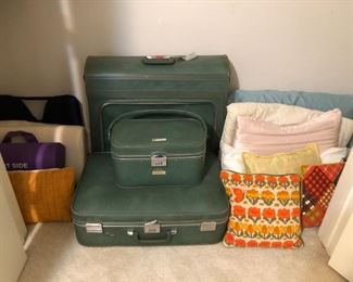 Vintage Skyway luggage set 