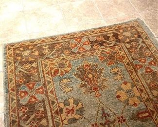 Turkish hand woven rug 5x8