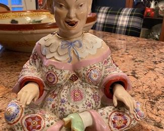 Sitting German porcelain Nodder