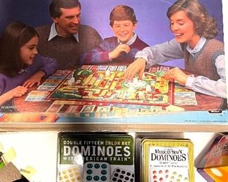 The Game of Life! And Dominoes..  and tons more vintage board games, children’s book, LEGO’s, stuffed animals, and much more!