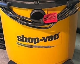 Two shop vacs!