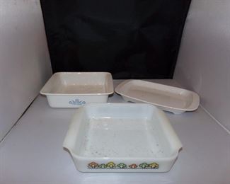 Vtg Fire King Summerfield dish