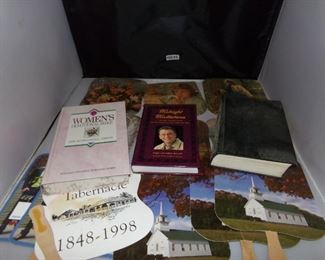 Vtg church fans annotated Bible