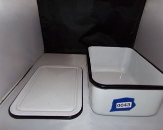 enamelware refrigerator pan/crisper