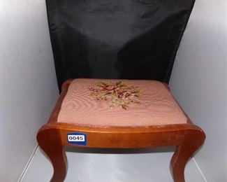 Petit Point footstool