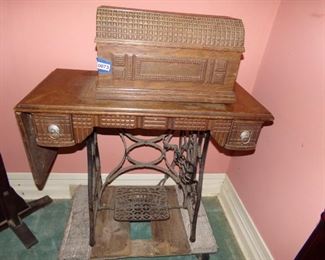 Antique New Home sewing machine
