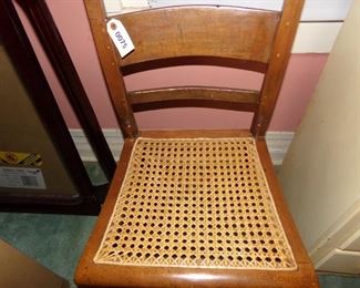 Cane bottom kitchen chair