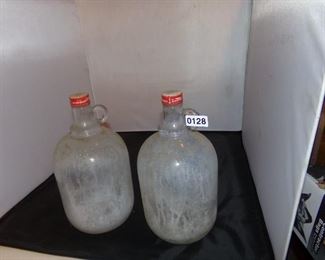 Vtg Coca Cola gallon syrup jugs