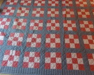 handmade twin bedspread quilt