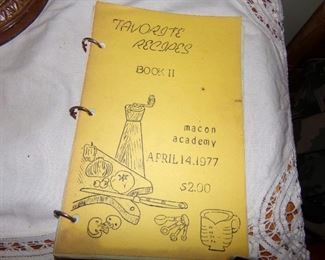 Macon Academy cookbook 1977