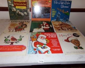 Vinyl records Christmas/Halloween themed