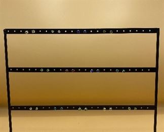 Color Filled Stud Earrings