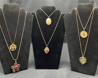 Gold Colored Necklaces 2 for Anyone Who is an Aries