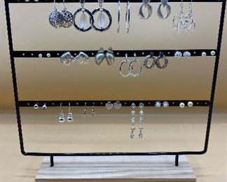 Silver Colored Earrings