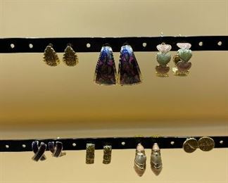 Swirls Glitter Earrings