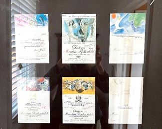 Framed - and PERFECT condition. Nice gift for the wine lover in your family.