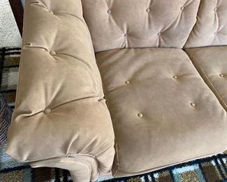 Simmons faux micro-suede sleeper sofa