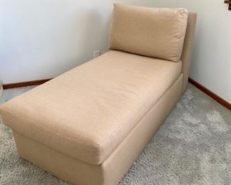 another view of Crate and Barrel chaise