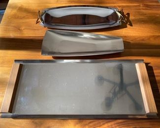Vintage stainless trays