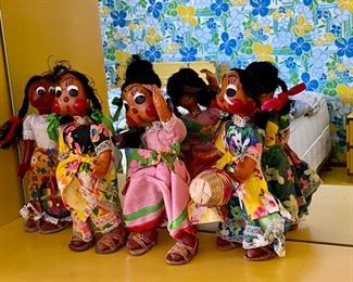 Vintage Mexican dolls
