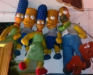 Simpsons figures. Large set.