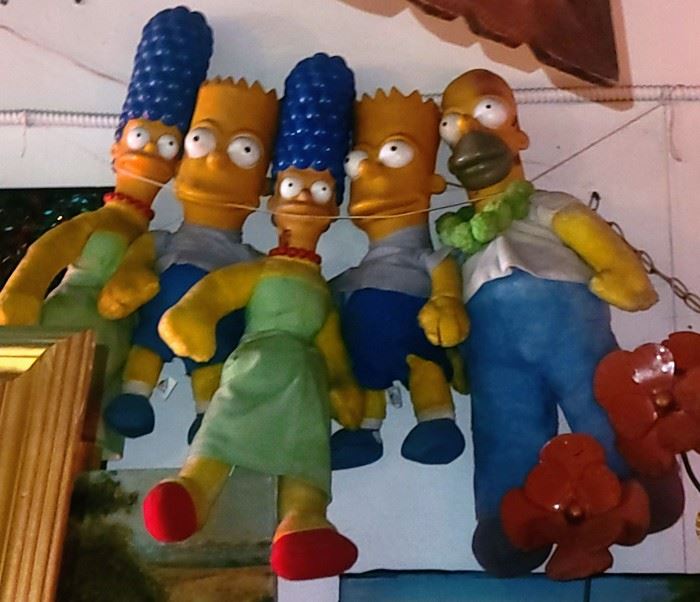 Simpsons figures. Large set.