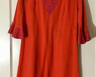 Fred Leighton 100% Mexican Cotton Dress 