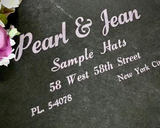Vintage Pearl & Jam Floral Net Hat 